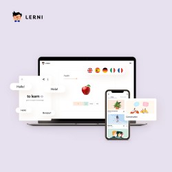 Lerni. Learn languages. - Get 50% off your subscription fee
