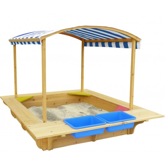 Lifespan Kids Playfort Sandpit (Blue Canopy)