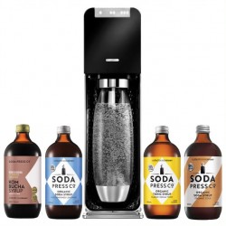 SodaStream Power Black with Flavours