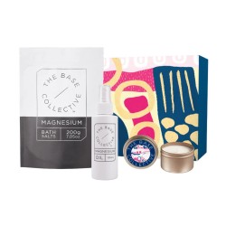 The Base Collective The Ultimate Calming Bundle with Lily & Pear Candle