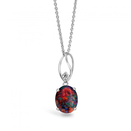 Wellington Jeweller - Amanda Triplet Opal Necklace